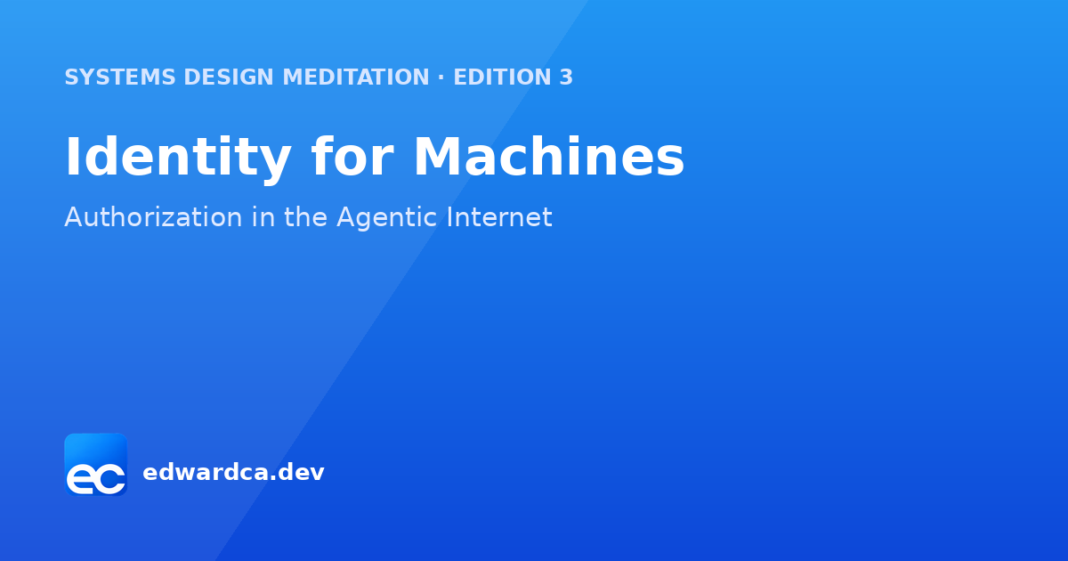 Identity for Machines